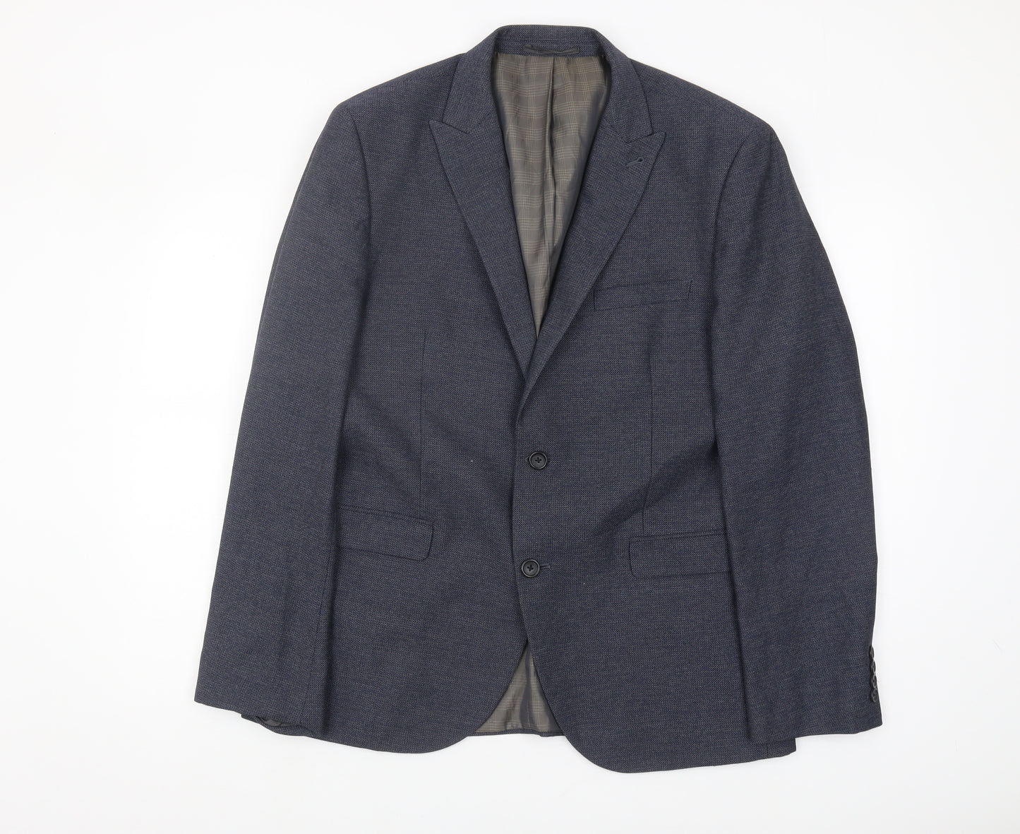 Next Men's Blue Blazer, 42R, Classic Formal Jacket