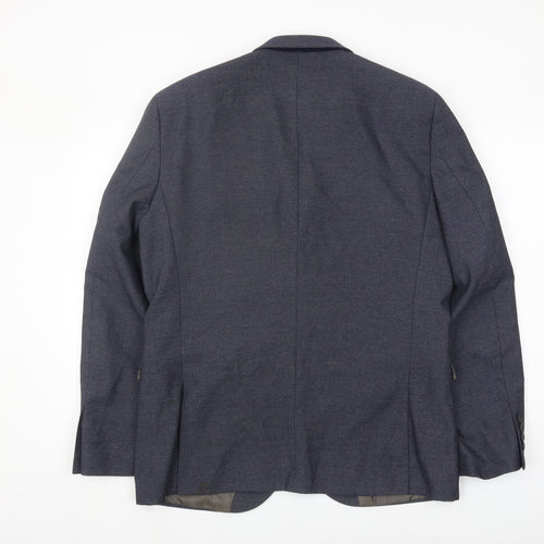 Next Men's Blue Blazer, 42R, Classic Formal Jacket