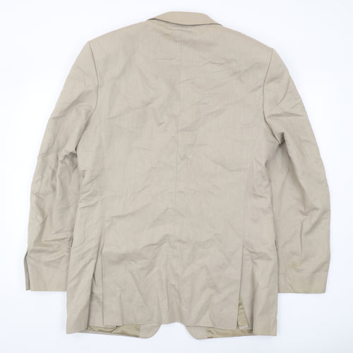 Jaeger Men's Beige Blazer 52L Jacket