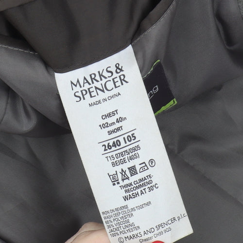Marks and Spencer Beige Blazer 40S Men’s Formal