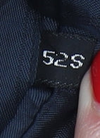 Jaeger Men's Blue Wool Double-Breasted Blazer 52S