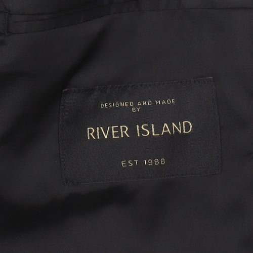 River Island Men's Blue Blazer 40R Formal
