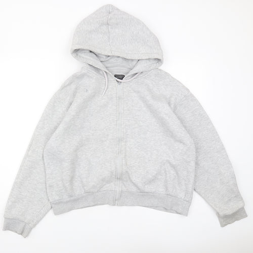 Mckenzie Unisex Grey Full Zip Hoodie Size 16