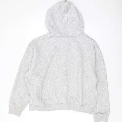 Mckenzie Unisex Grey Full Zip Hoodie Size 16