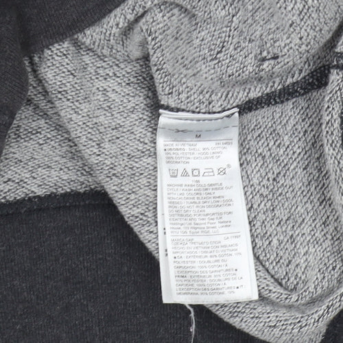 GAP Women's Black Full Zip Hoodie M - Stylish & Comfortable