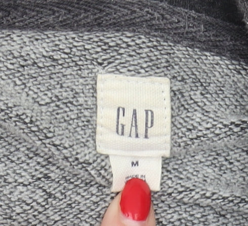 GAP Women's Black Full Zip Hoodie M - Stylish & Comfortable