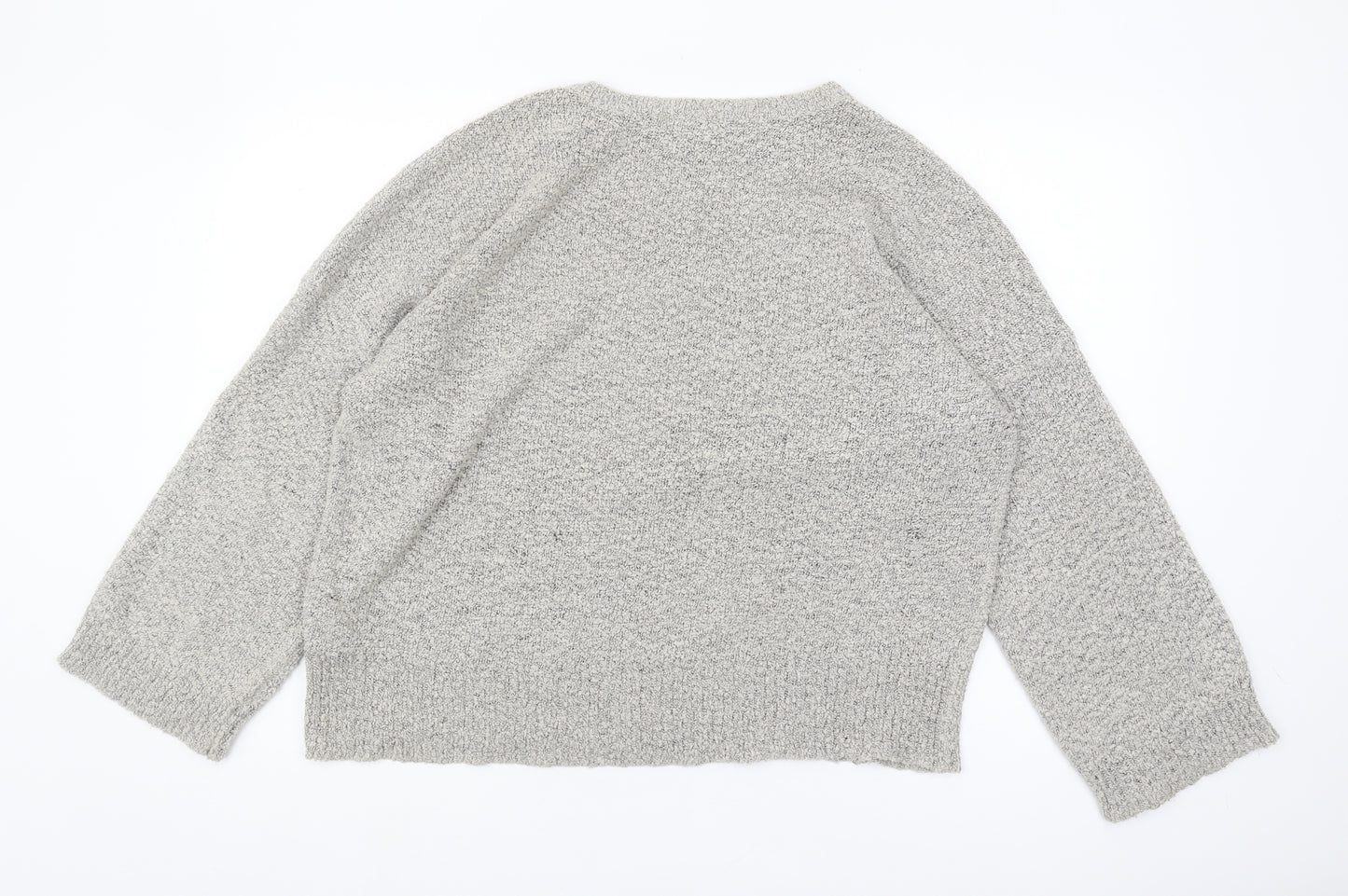 Brave Soul Women's Grey Pullover Jumper Size M