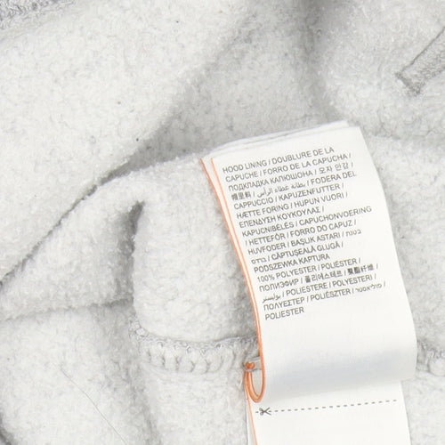 Superdry Women's Grey Full Zip Hoodie, UK 15