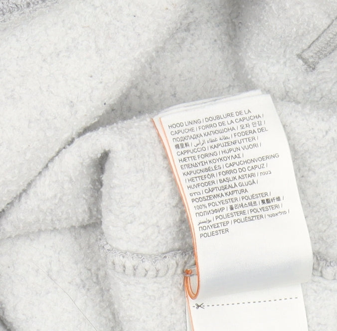 Superdry Women's Grey Full Zip Hoodie, UK 15