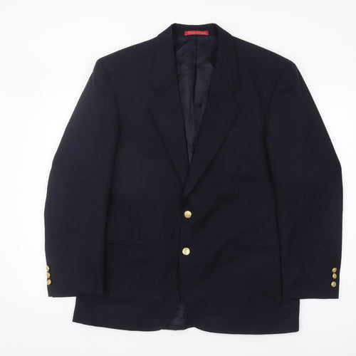Parkland Men's Blue Wool Blazer, 40 Short