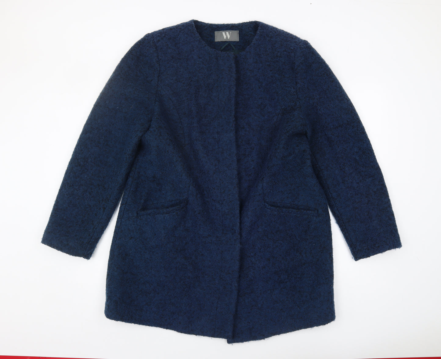 BHS Women's Blue Mid-Length Coat Size 16