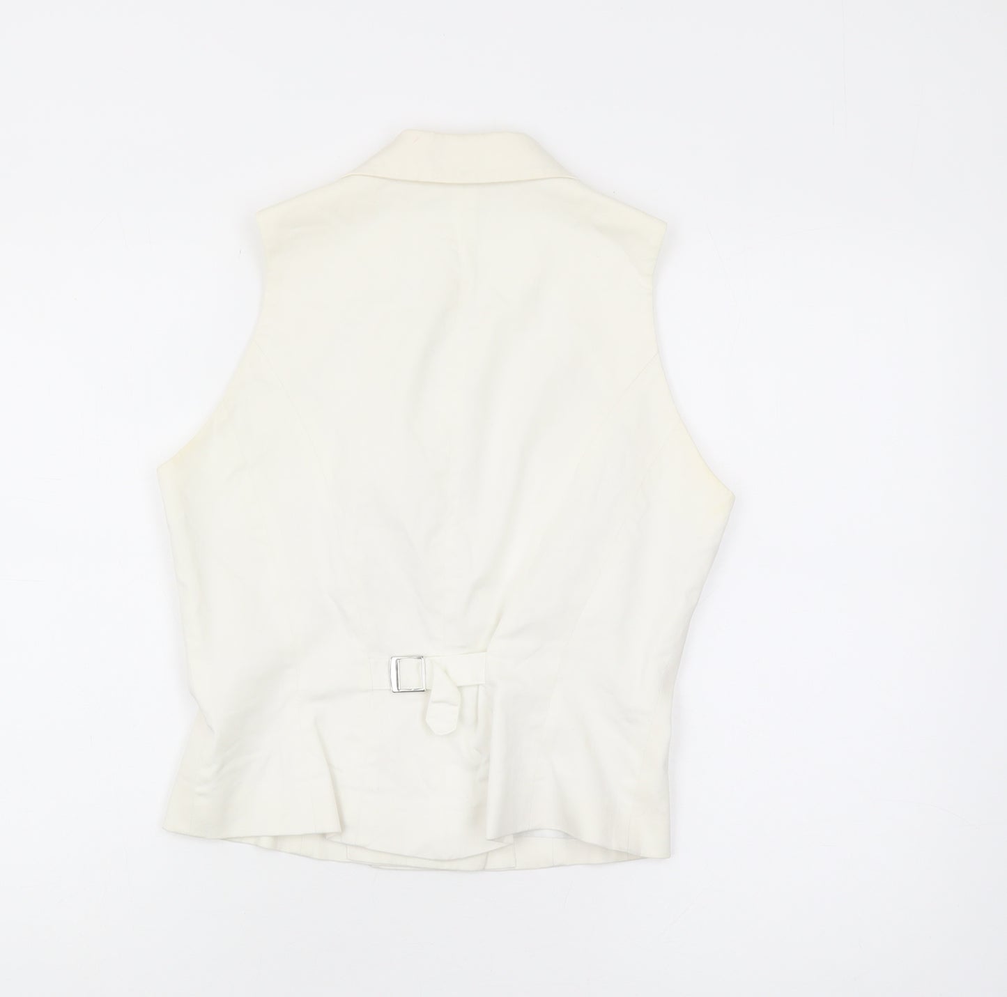 Next Women's Ivory Double-Breasted Suit Waistcoat Size 12