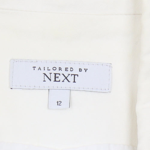 Next Women's Ivory Double-Breasted Suit Waistcoat Size 12