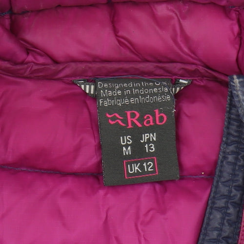 Rab Women's Blue Puffer Jacket Size 12