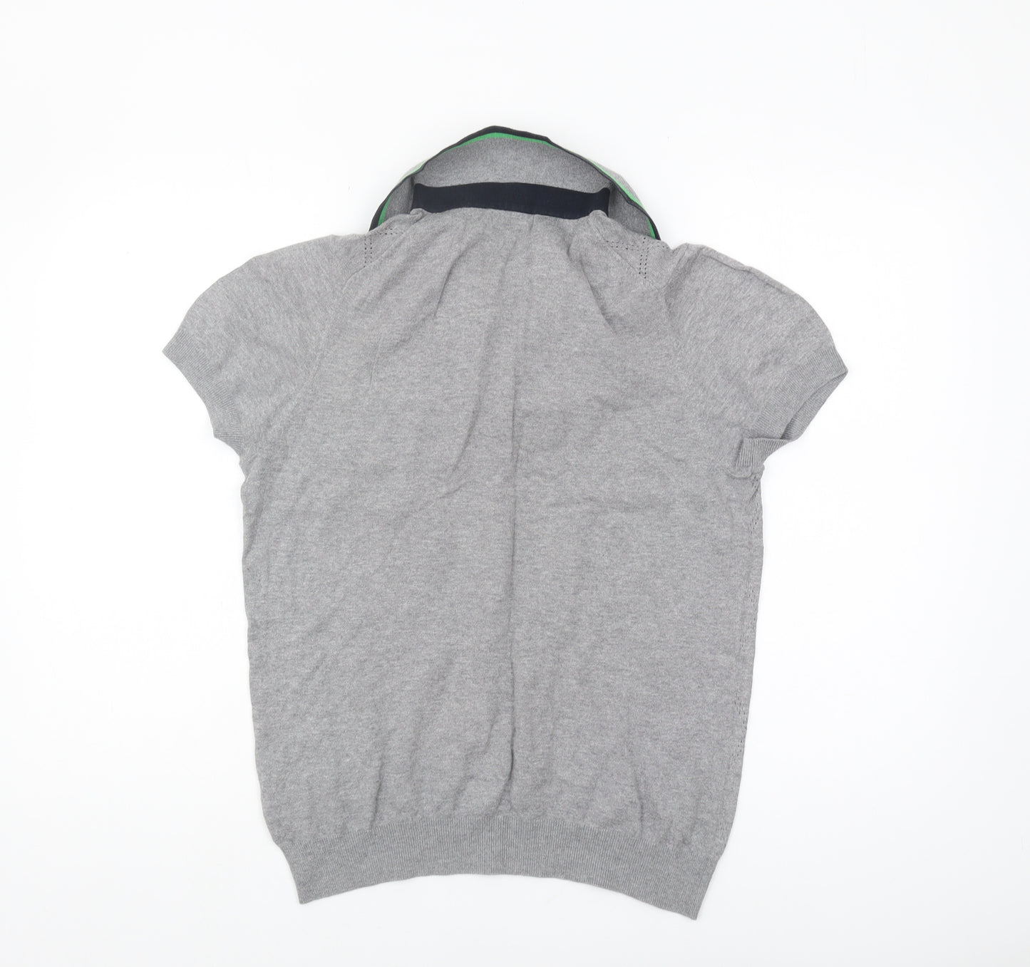 Henri Lloyd Men's Grey Polo Shirt, Size S, Argyle Pattern