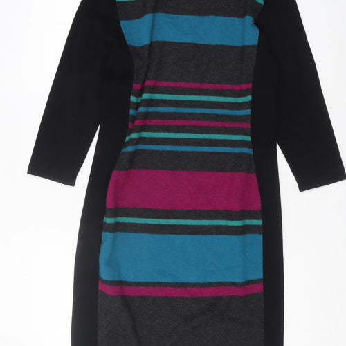 Phase Eight Women's Multicoloured Striped Pullover Jumper Size 14