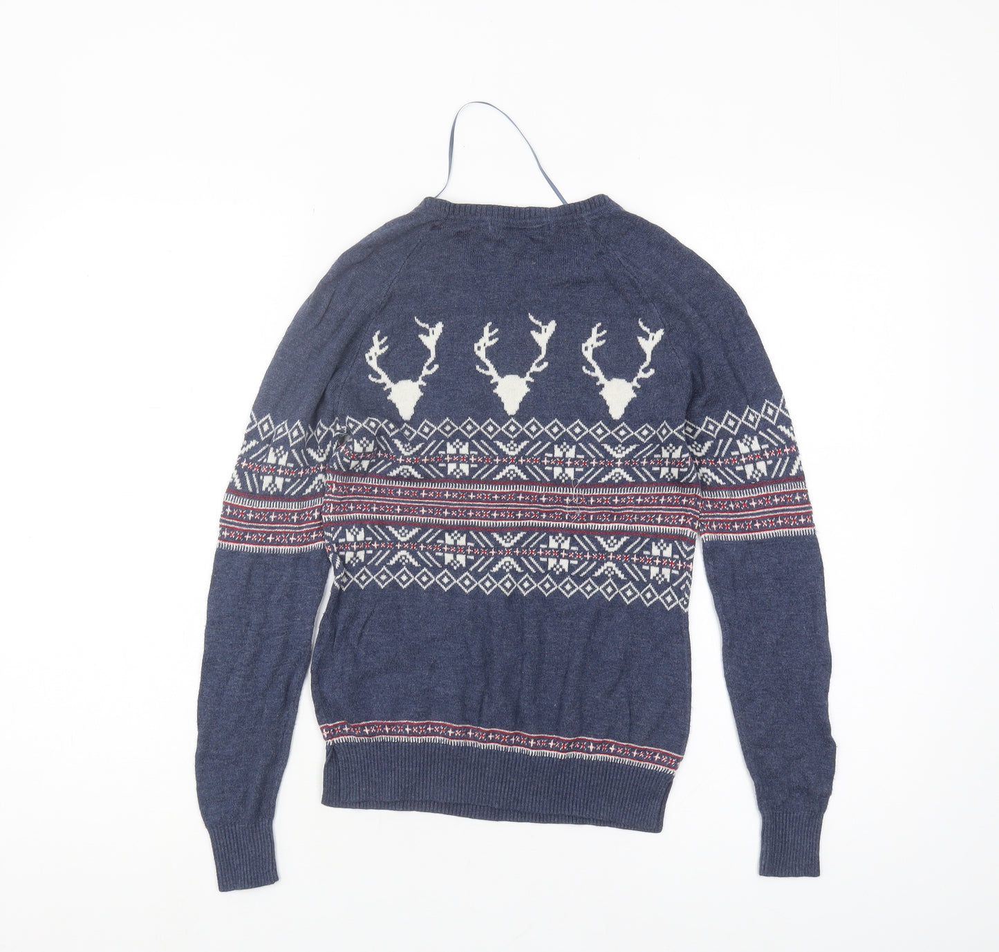 Maison de Nimes Women's Blue Christmas Jumper XS