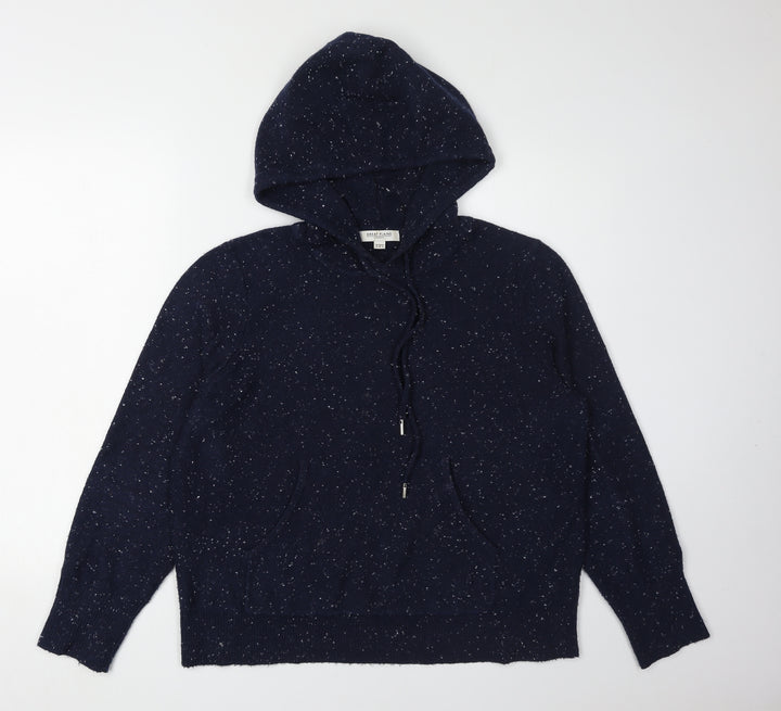 Great Plains Women's Blue Pullover Hoodie Jumper, Size 8