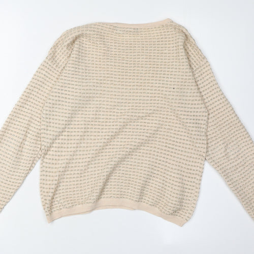 Mango Women's Beige Pullover Jumper, Size S
