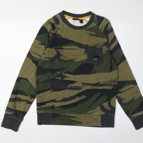 O'Neill Men's Camouflage Green Sweatshirt XS Pullover