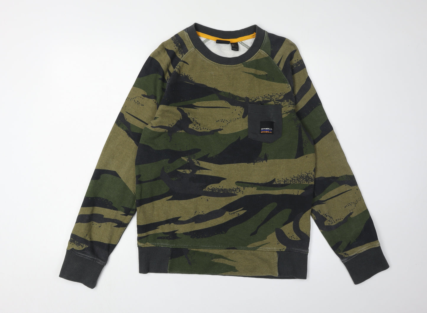 O'Neill Men's Camouflage Green Sweatshirt XS Pullover