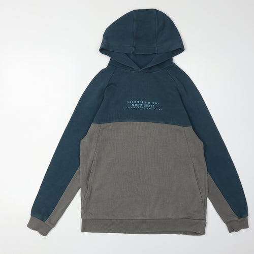 Marks and Spencer Boys Multicoloured Hoodie, 13-14 Years, Pullover
