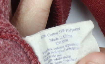 Jack Wills Men's Red Hoodie XS Pullover Logo