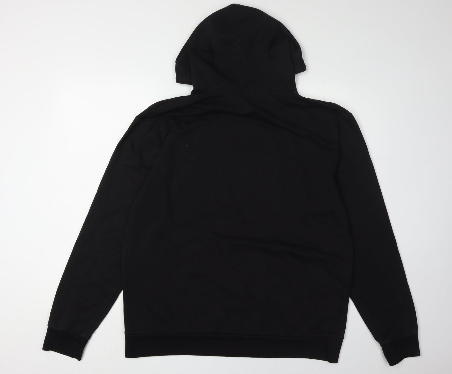 PrettyLittleThing Women's Black Pullover Hoodie M