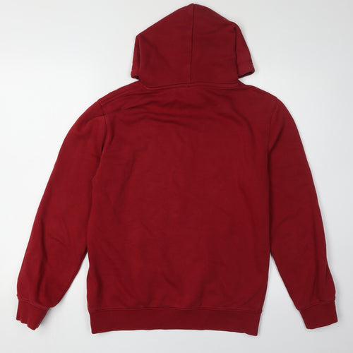 Champion Men's Red Pullover Hoodie - Small, Logo Accent