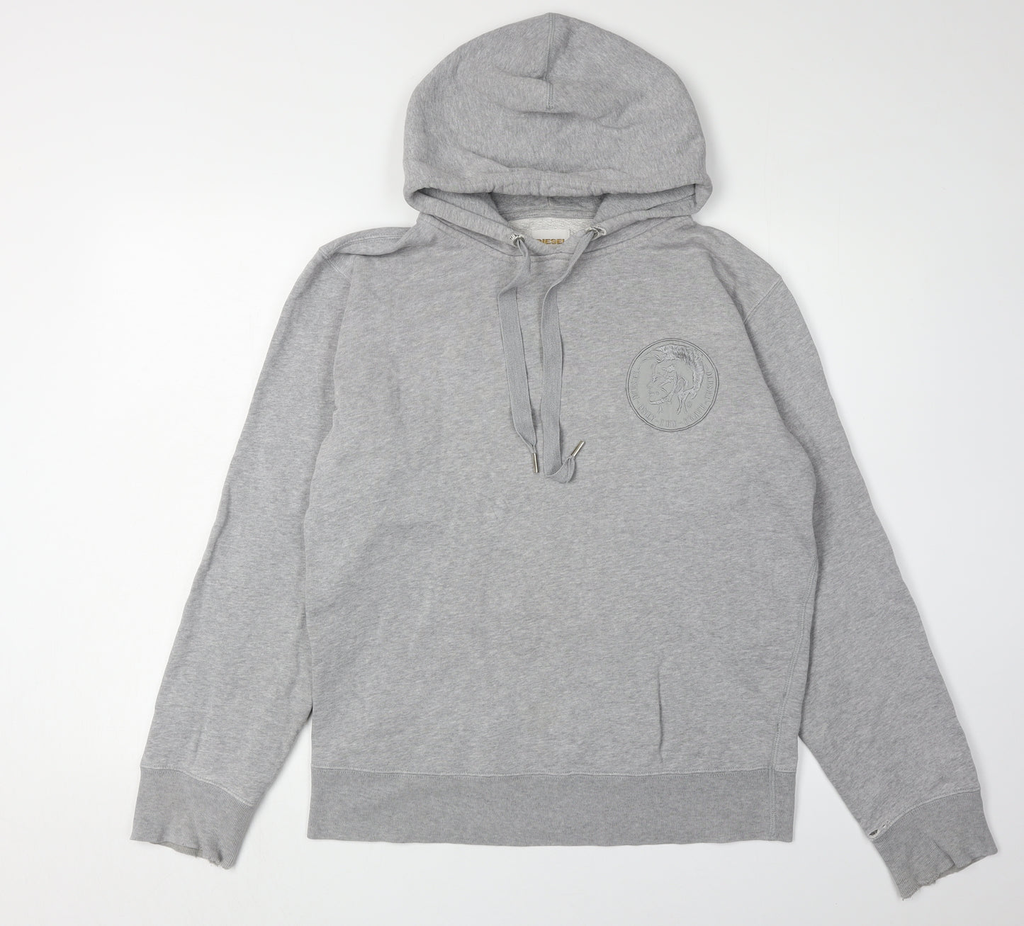 Diesel Men's Grey Pullover Hoodie M Classic Style