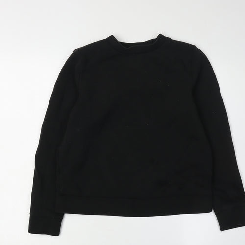 Mango Women's Black Crew Neck Sweatshirt, Size S