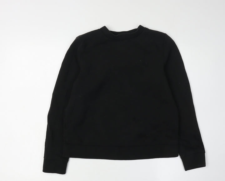Mango Women's Black Crew Neck Sweatshirt, Size S