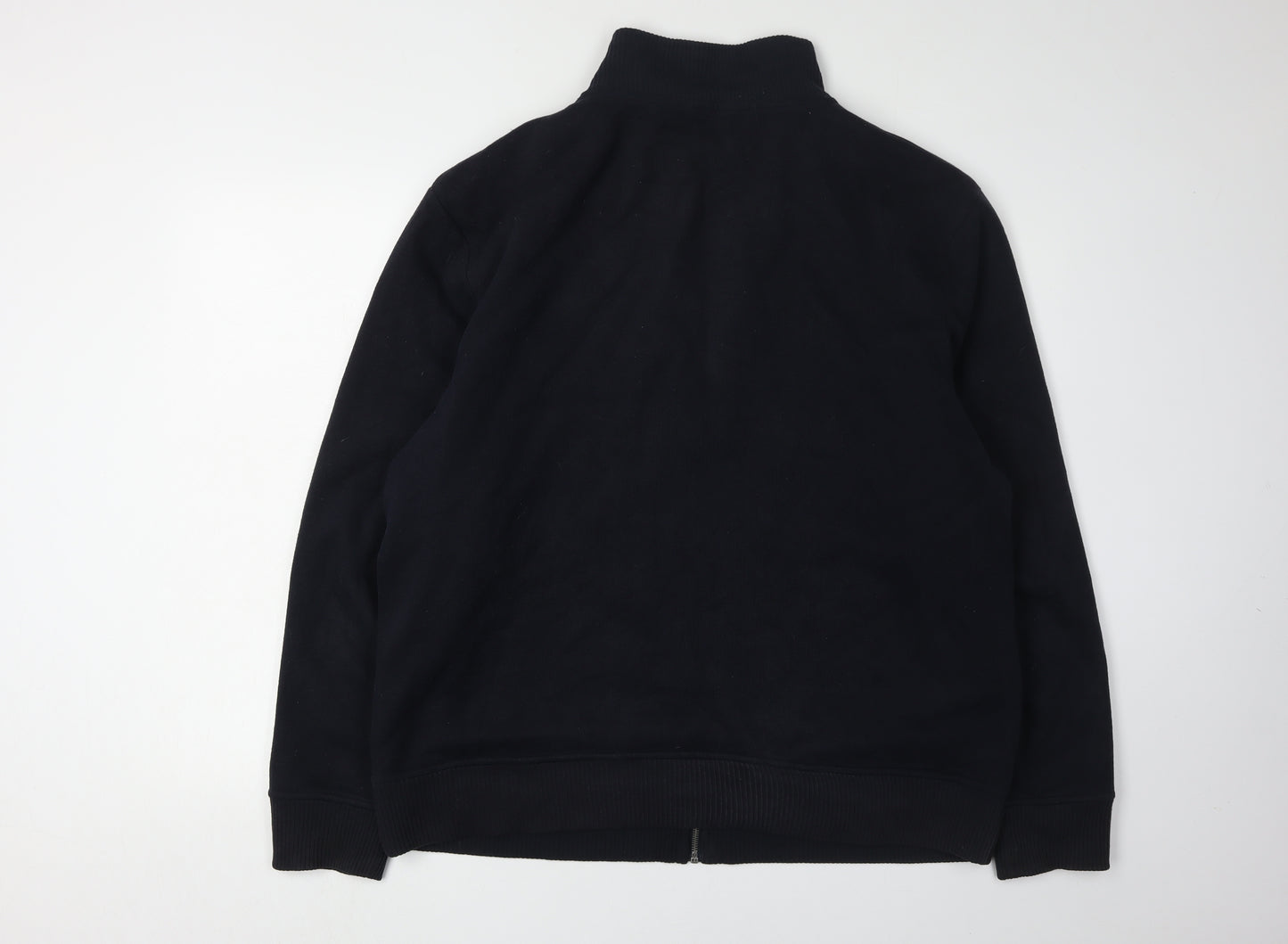 Marks and Spencer Men's Black XL Full Zip Sweatshirt