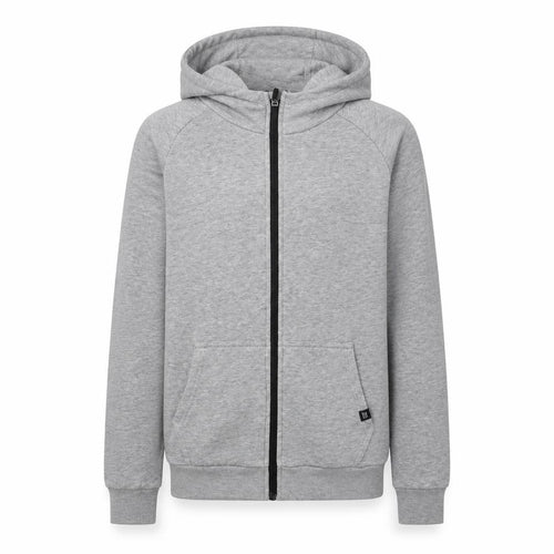Next Boys Grey Full Zip Hoodie - Size 12 Years, Hooded Casual