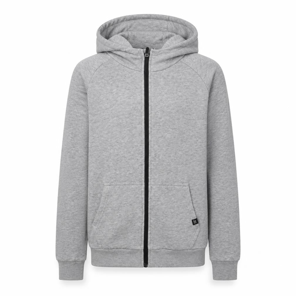Next Boys Grey Full Zip Hoodie - Size 12 Years, Hooded Casual
