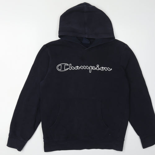 Champion Boys Black Hoodie Pullover, Size 13-14 Years