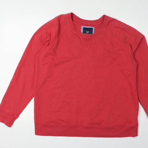 Crew Clothing Women’s Red Sweatshirt Pullover Size 18