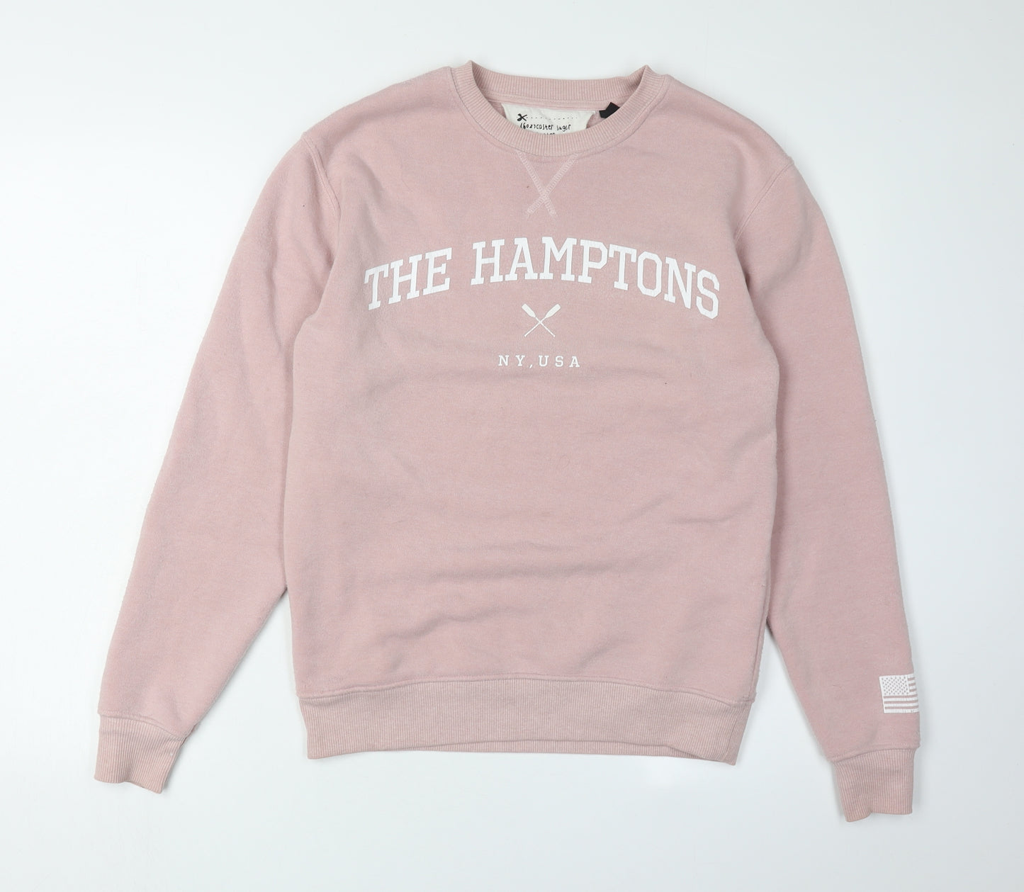 Topshop Women's Pink Pullover Sweatshirt Size 8
