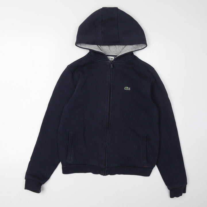 Lacoste Boys Blue Full Zip Hoodie Size 16 Years