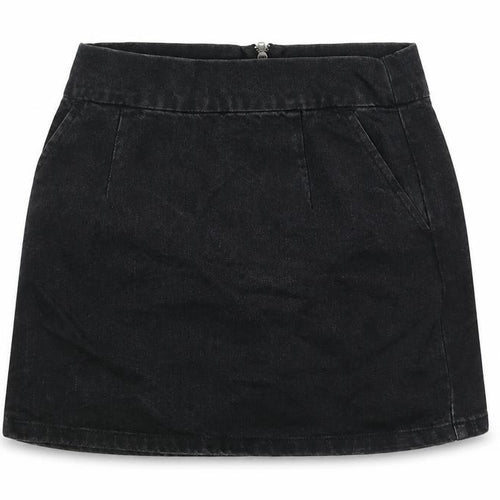 Topshop Women’s Black Size 8 Denim Short Skirt