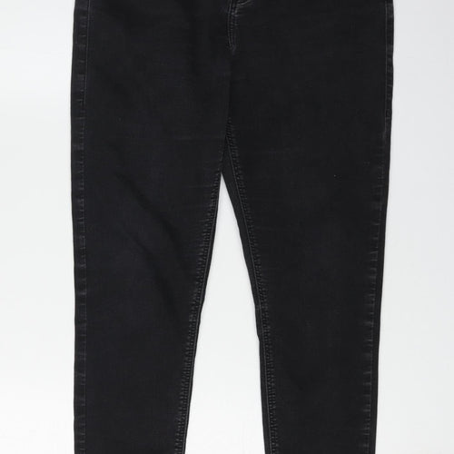 Topshop Women's Black Skinny Jeans Size L