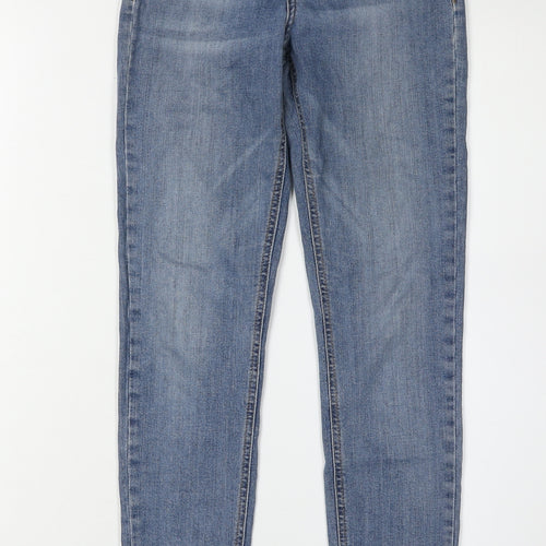 Topshop Women's Blue Skinny Jeans Size 8