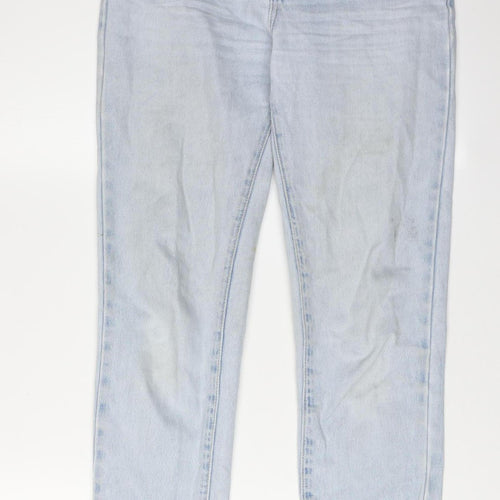 Abrand Women's Slim High-Rise Blue Jeans - Size 6
