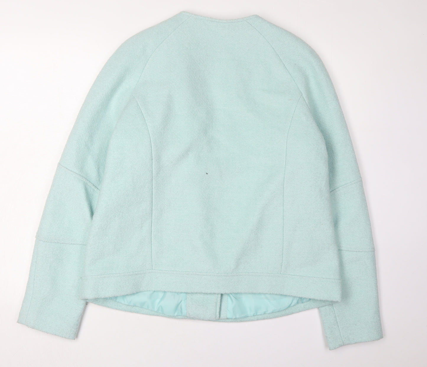 Marks and Spencer Women's Green Zip Jacket Size 16