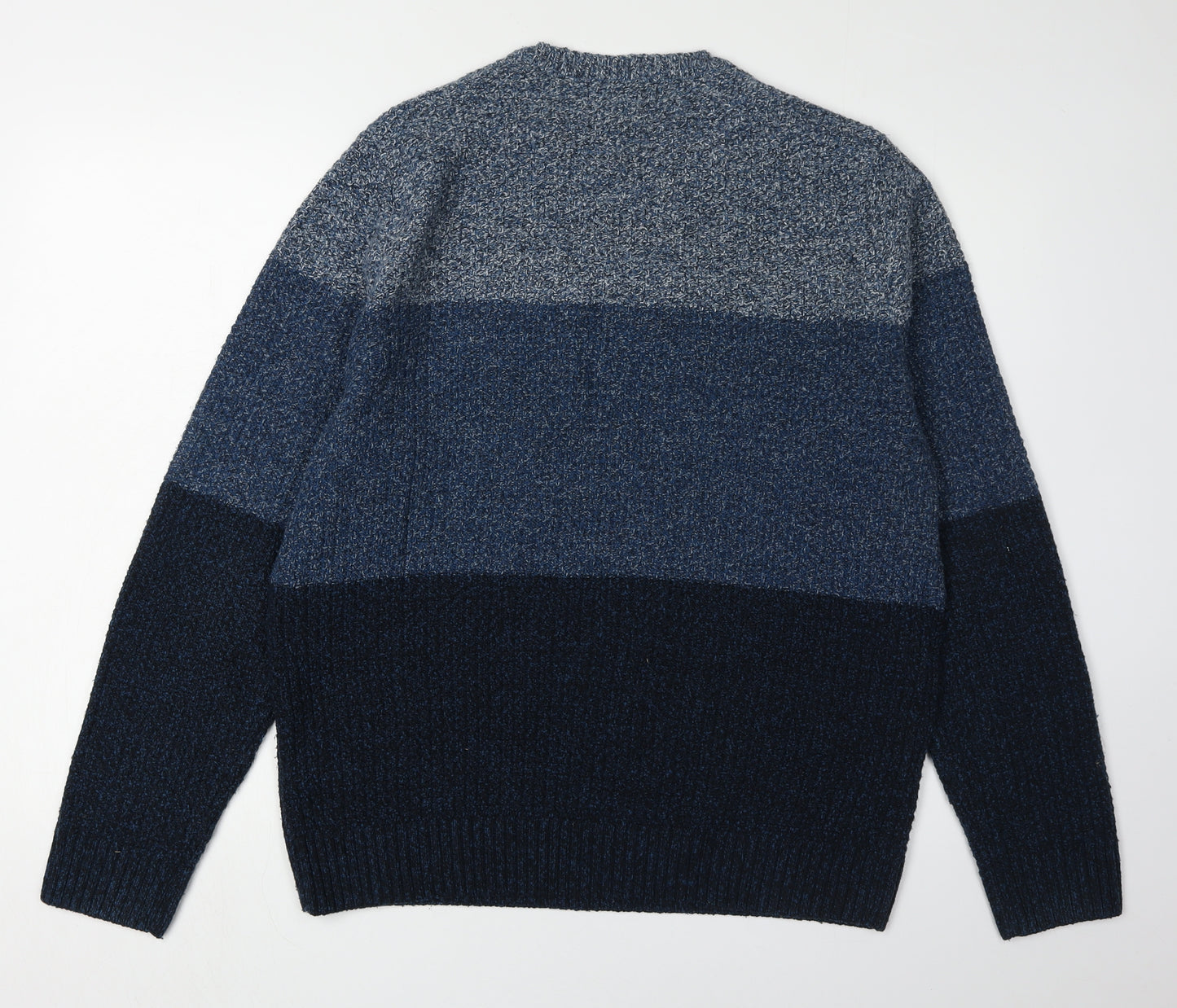 Marks and Spencer Men's Blue Pullover Jumper Size L
