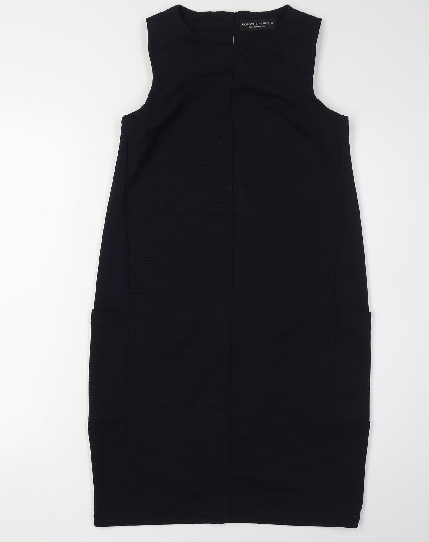Dorothy Perkins Women's Black Sleeveless Dress, Size 8