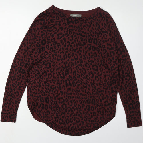 Oasis Women's Animal Print Pullover Jumper M