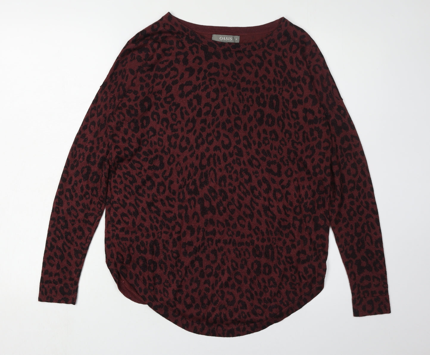 Oasis Women's Animal Print Pullover Jumper M