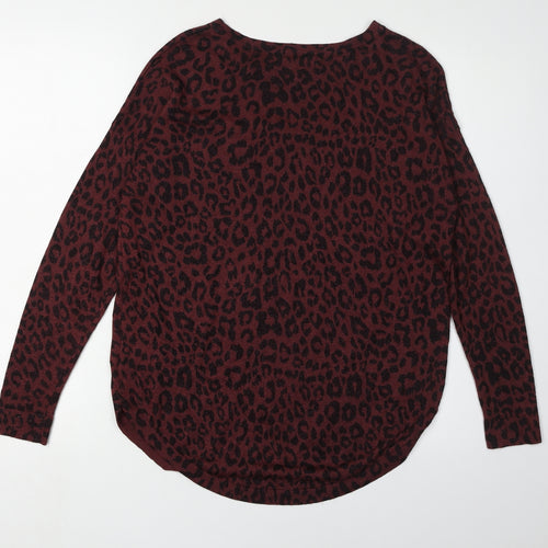 Oasis Women's Animal Print Pullover Jumper M