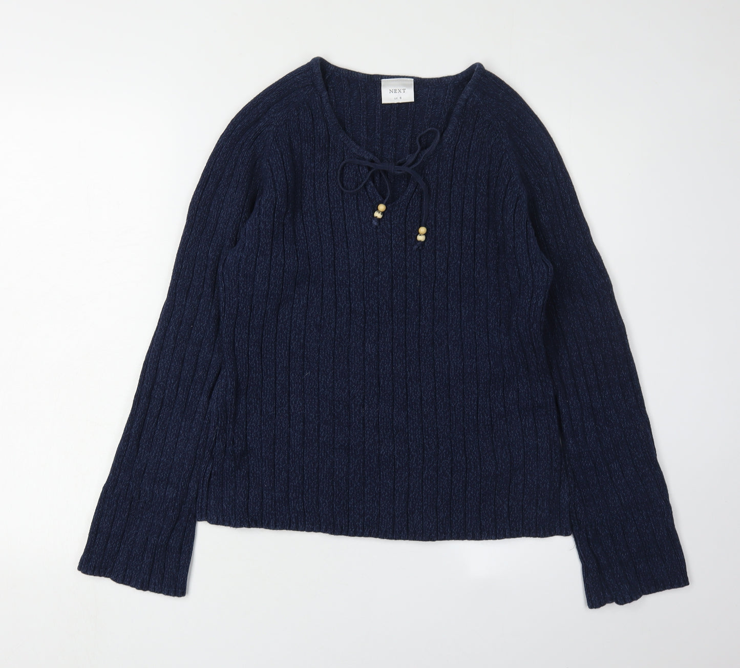 Next Women's Blue Cable Knit Pullover Jumper Size 15